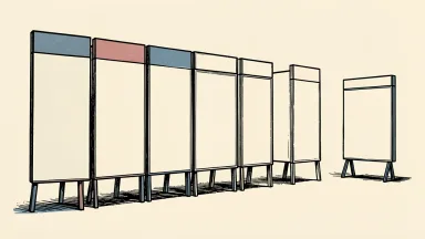 Alpha Cognition to present ZUNVEYL data: a row of ten blank medical presentation boards stands ready for a conference.