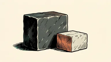 A large dark stone block next to a smaller lighter one, representing a lowered price target for Netflix.
