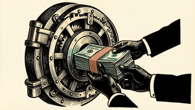 PNC Financial Services Group redeems senior notes: a stack of bound notes is placed into an open bank vault.