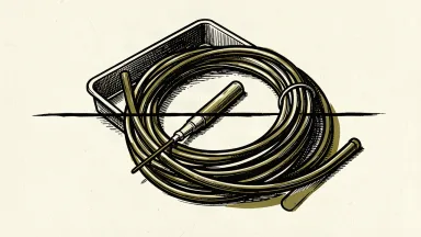Boston Scientific discontinuing its Imager II catheter line: a coiled medical catheter tube separated by a thick black line on a sterile surface.