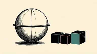 Planet Labs PBC is represented by a plain globe with a meridian ring, accompanied by three black blocks, symbolizing a neutral analyst stance.
