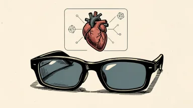 ZenaTech expanding Orsa+ AI software into healthcare: smart glasses projecting a digital anatomical heart and data nodes.