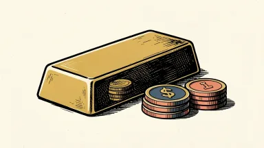 Goldman Sachs Private Credit Corp is represented by a gold bar and coins, symbolizing its net asset value.