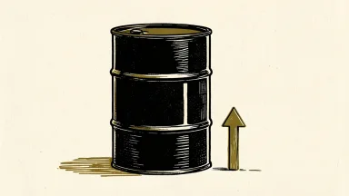 Goldman Sachs sees weak Chinese petrochemical oil demand as temporary, depicted by an oil barrel with an upward arrow.