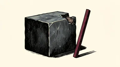 Twilio stock falls as a chipped stone block represents the decline, with a leaning plank beside it.