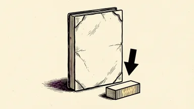 Equifax dossier with a downward arrow and lowered marker block.