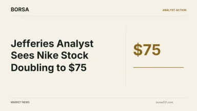 BORSA news cover: Jefferies Analyst Sees Nike Stock Doubling to $75