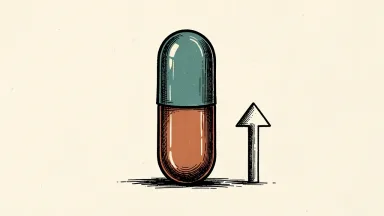 Opko Health is represented by a capsule with an upward arrow, suggesting an improved rating.