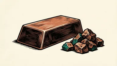 Americas Gold and Silver reports third-quarter copper production, depicted as a copper ingot with raw ore nearby.