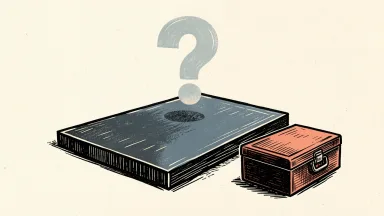 TSMC's capital spending plans are too early to quantify, shown as a silicon wafer with a question mark and a closed toolbox.