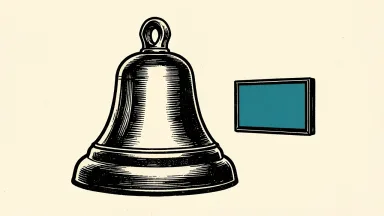 Impact BioMedical Inc. stock trading paused, depicted by a halted exchange bell beside a blank screen.