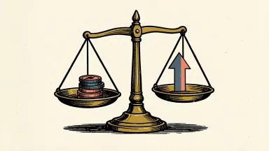 Goldman Sachs upgrades global stocks; a golden scale with coins and an upward arrow represents the overweight rating.