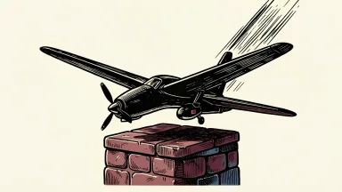 AeroVironment receives an Outperform rating: a fixed-wing drone sits on a pedestal with a rising line in the background.