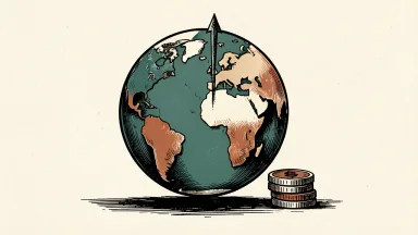 Wise is poised for market share gains in cross-border payments, depicted by a globe with an upward arrow and coins.