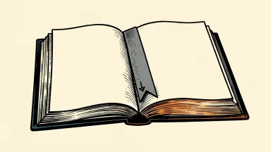 Pearson rating cut to Neutral by UBS, shown as a book with a neutral bookmark and downward arrow.