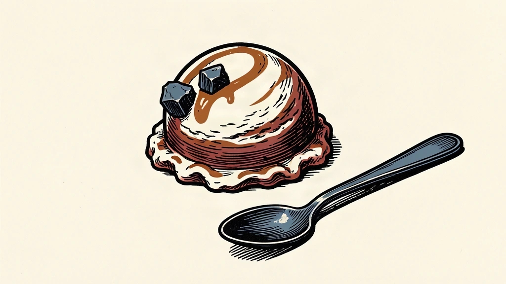 An editorial illustration showing a scoop of ice cream with sharp, jagged stones embedded in its soft surface next to a discarded spoon.