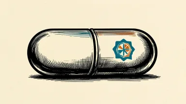 Enliven Therapeutics reaches FDA alignment on Phase 3 trial design: a large medical capsule with a regulatory seal rests on a plain surface.