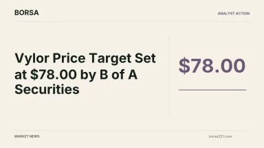 BORSA news cover: Vylor Price Target Set at $78.00 by B of A Securities