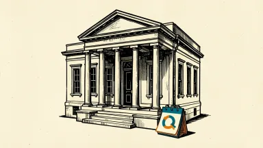 U.S. Bancorp's Q3 2026 earnings are represented by a bank building facade with a calendar page.