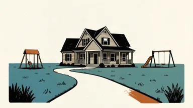 KB Home opens a new community in Manteca: a single-family house at the end of a winding park path.