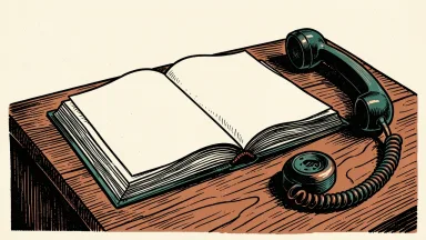 Morgan Stanley Direct Lending Fund preparing for Q3 earnings: an open ledger and a telephone handset on a desk.