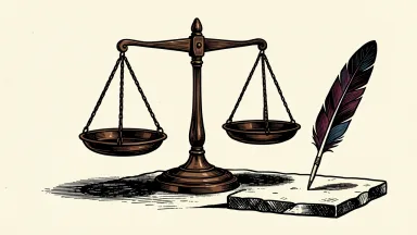 Moelis & Co. rating upgrade shown as a balanced scale with a quill pen.
