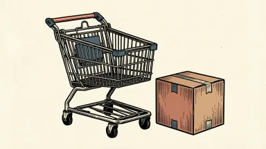 Kroger's empty shopping cart and a sealed box suggest pending decisions about roles.