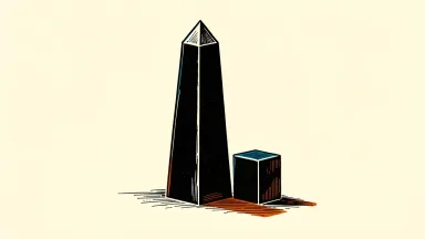 Dynatrace price target raised to $73 per share by RBC Capital, shown as a tall black obelisk next to a smaller block.