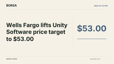 BORSA news cover: Wells Fargo lifts Unity Software price target to $53.00