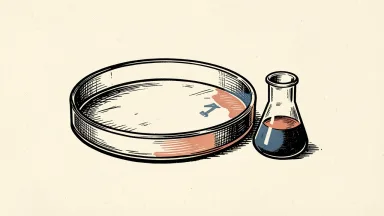 Neogen's financial targets are represented by a petri dish and a beaker, symbolizing R&D growth and product development.