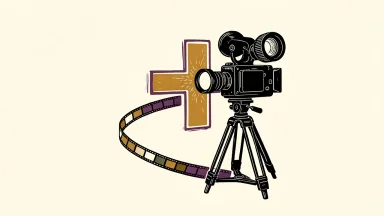 CVS Health partners with The Midlife Collective: a professional film camera and a medical cross symbol linked by a curving film strip.