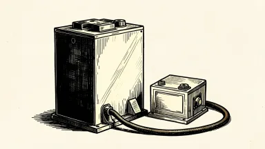 ComEd and Richardson Electronics plan to expand battery operations, depicted by a large industrial battery cell and a smaller module.
