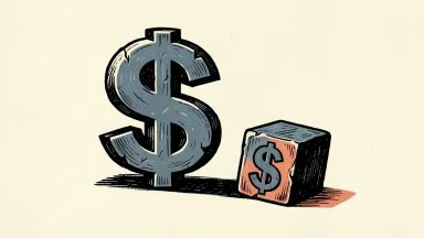 Morgan Stanley represented by a dollar sign with a tilted block nearby indicating a lowered price target.