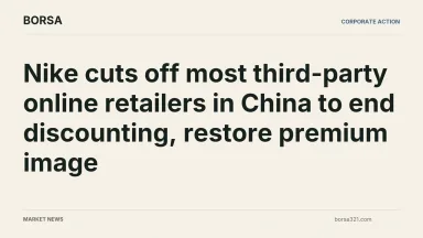 BORSA news cover: Nike cuts off most third-party online retailers in China to end discounting, restore premium image