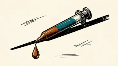 Caribou Biosciences downgraded by RBC Capital: a laboratory pipette rests on a downward-sloping line.