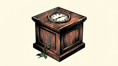 CN Healthy Food Tech trading resumes as a leaf grows from a trading podium clock.